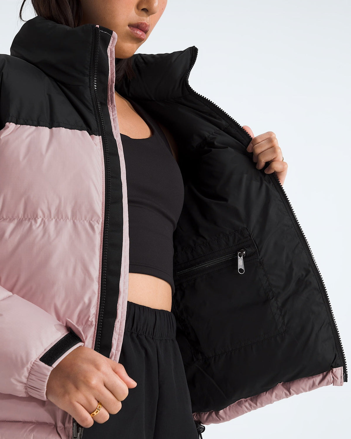 The North Face Women's 1996 Retro Nuptse Jacket In Recycled TNF Rose Gold