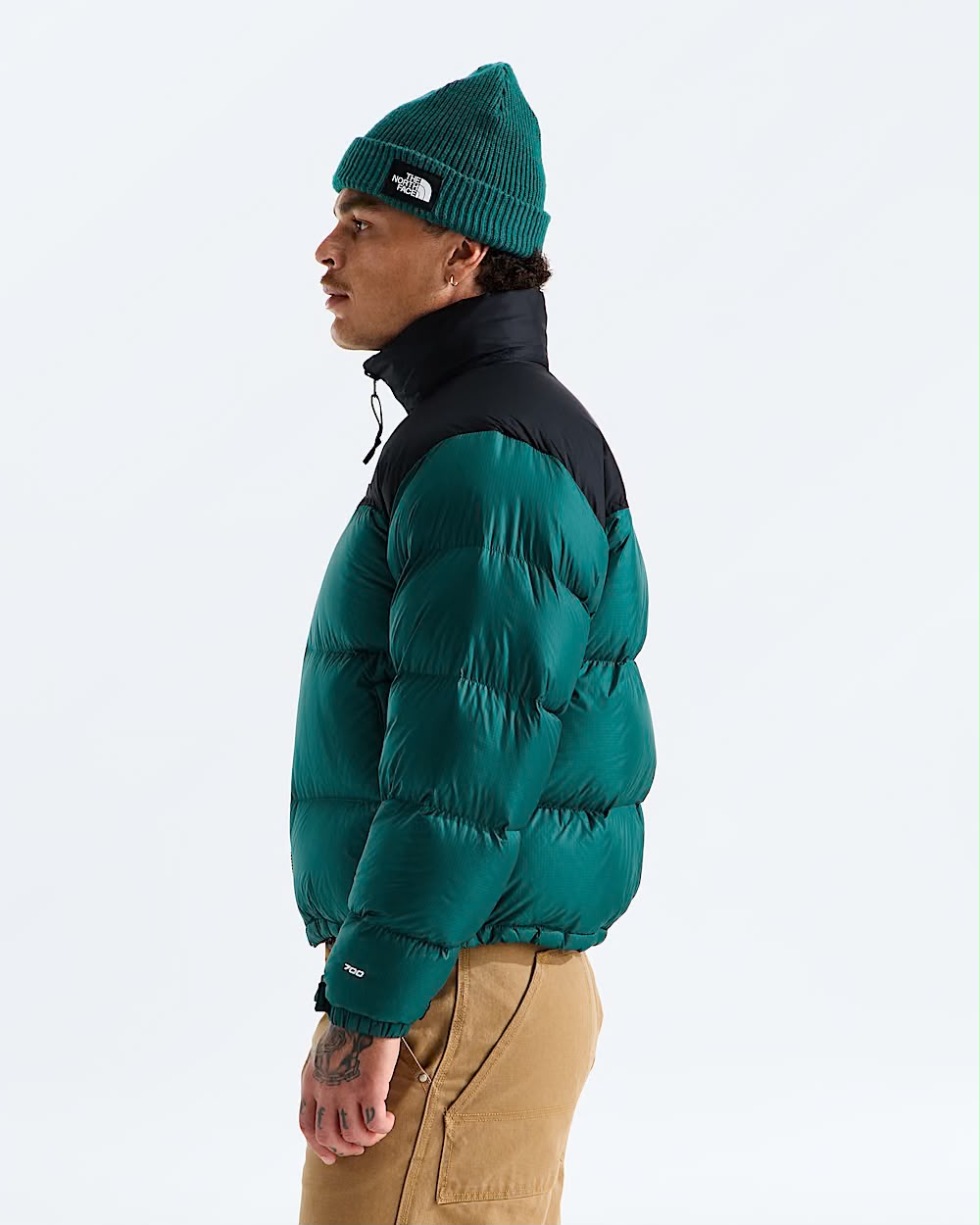 The North Face Men's 1996 Retro Nuptse Jacket White Pacific Teal