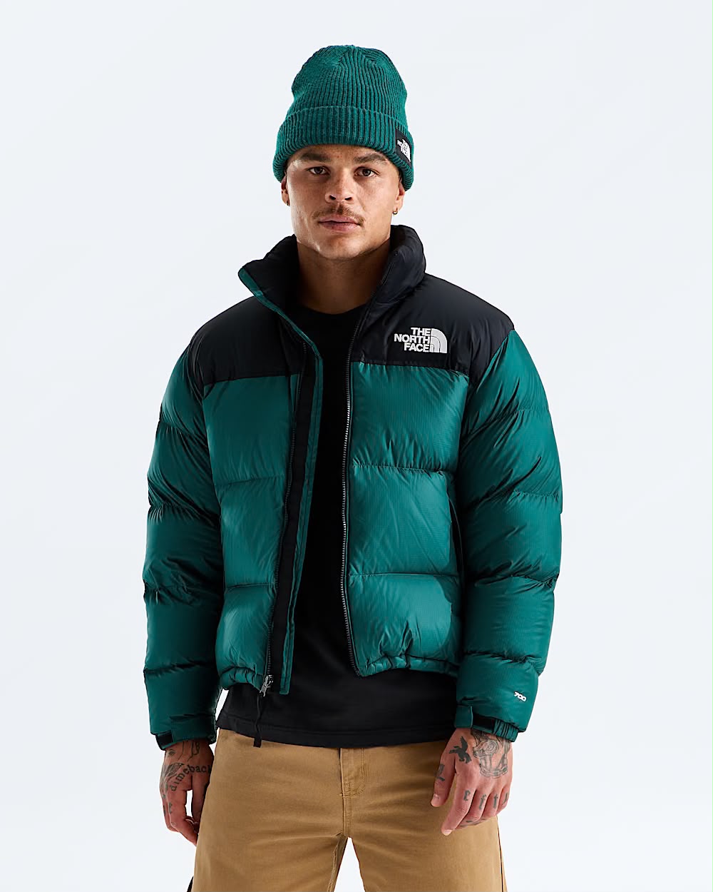 The North Face Men's 1996 Retro Nuptse Jacket  White Pacific Teal