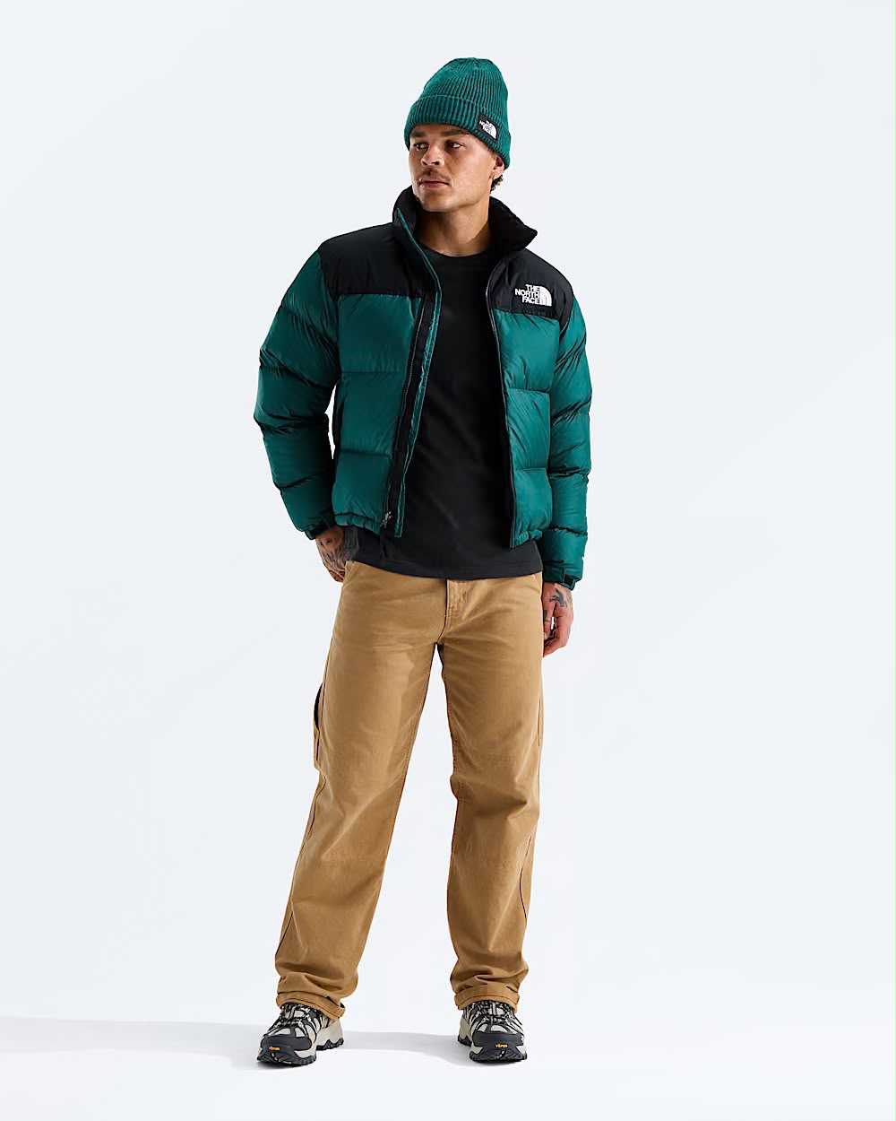 The North Face Men's 1996 Retro Nuptse Jacket  White Pacific Teal